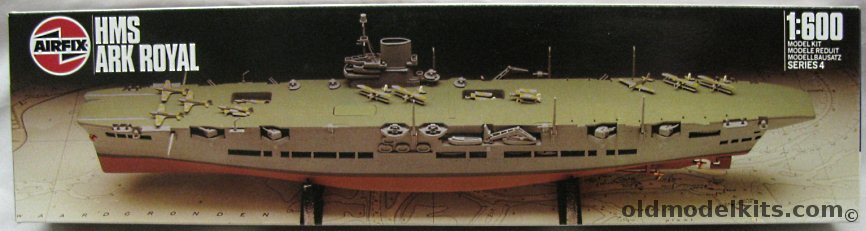 Airfix 1/600 HMS Ark Royal Aircraft Carrier, 04208 plastic model kit